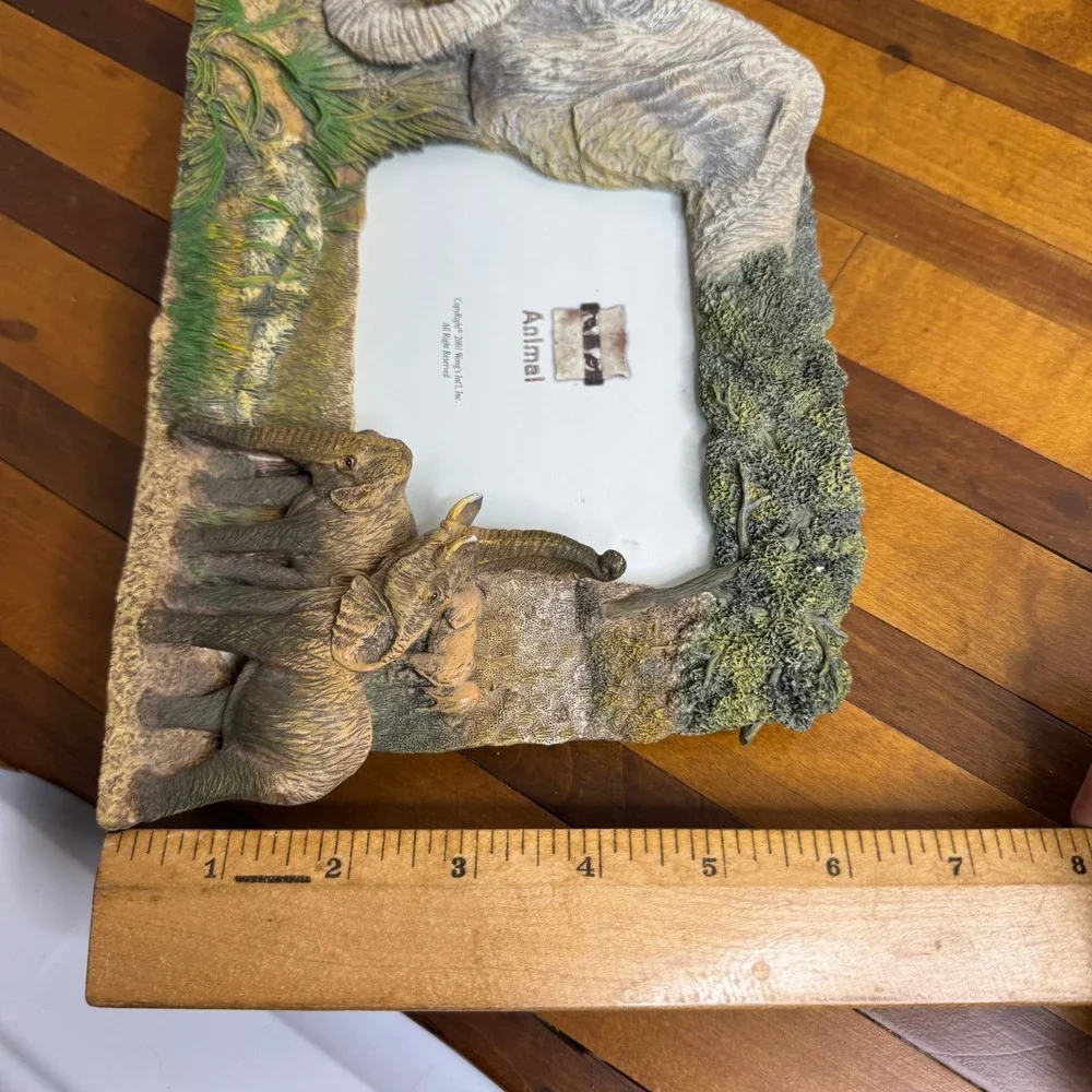 Elephant Family Tree Frame 4x6‎ Photo Display Resin Safari Jungle Animal Decor
